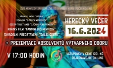 Herecký večer - Divadlo Horní Počernice
