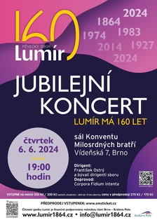Jubilejní koncert ke 160. výročí - Brno