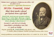 MUDr. František Stáně, lékař který mnoho vykonal pro Kutnou Horu i její okolí