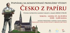  Hrad Šternberk zve na komentované prohlídky výstavy Česko z papíru 