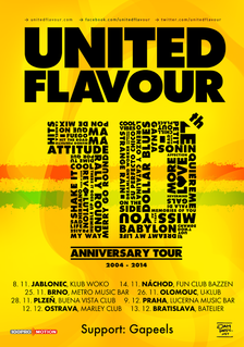United Flavour oslaví v Brně 10 let na scéně