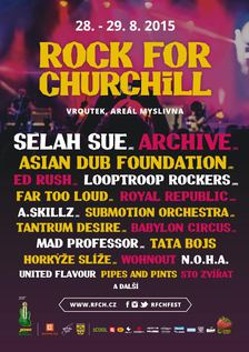 Rock For Churchill 2015  v areálu Myslivna, Vroutek