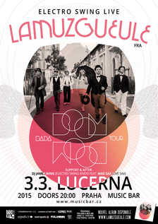 Lamuzgueule (FR) - Electro swing po francouzsku roztančí v březnu Lucerna Music Bar