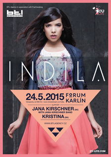 Indila, Jana Kirschner a Kristina na společném koncertě v Praze