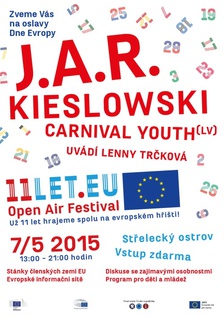 Open air festival 11LET.EU připomene Den Evropy a vstup Česka do EU