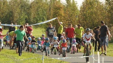 Závod Bikeclinic Cup 2015 pro děti v Praze - Letňany