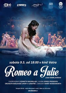 ROMEO A JULIE zakončí úspěšnou sezonu klasiky v kině Vatra 