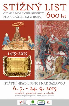 Stížný list – 600 let od upálení Jana Husa. Zahájení výstavy na hradě Lipnice