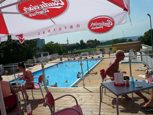 Koupání v Praze 2016 - venkovní bazén Pražačka