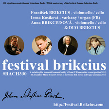 FESTIVAL BRIKCIUS - 4. ročník cyklu koncertů komorní hudby v Domě U Kamenného zvonu - #BACH330 