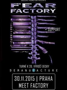 Fear Factory (US) + support TBA v MeetFactory