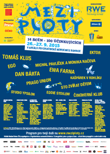 Festival Mezi Ploty 2015 v Psychiatrické nemocnici Bohnice v Praze
