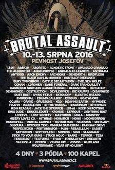 Festival Brutal Assault 2016 ve vojenské pevnosti Josefov