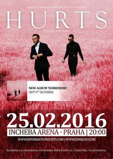 Koncert Hurts v pražské Incheba Aréně