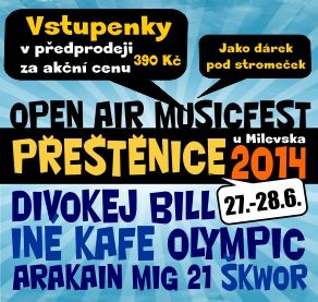 Vstupenka na Open Air Musicfest Přeštice jako dárek pod stromeček – 14. ročník bude ve znamení českých a slovenských hvězd