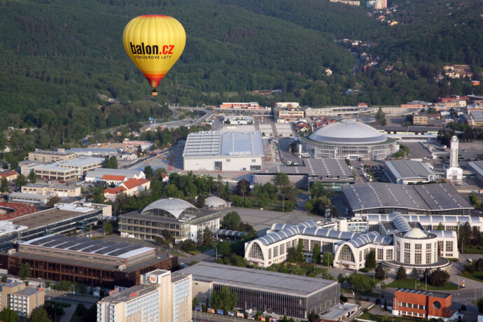 Výlet balónem nad Brnem