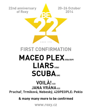 ROXY a NoD představují první narozeninová jména pro BE 22