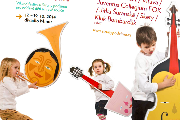 Struny dětem zaplní o víkendu Divadlo Minor. Na děti čekají koncerty a hudební, pohybové i výtvarné dílny