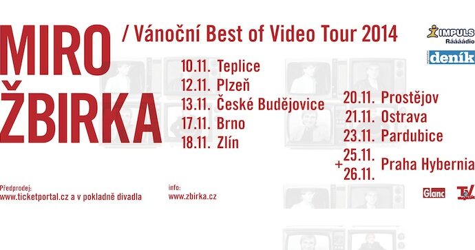 „The Best Of“ podzim Mira Žbirky –  Vánoční Best of Video Tour a 2-DVD The Best of Video.