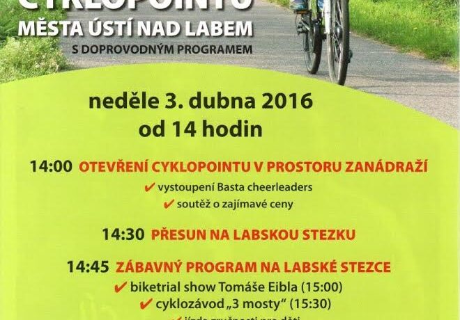 Otevření Cyklopointu města Ústí nad Labem