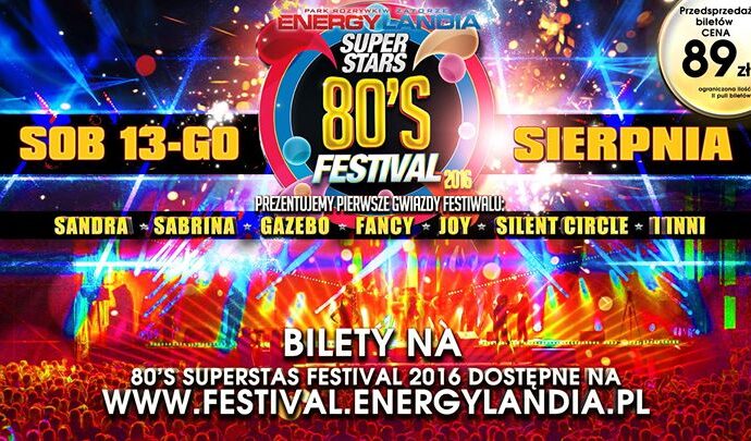 Šílená 80. léta se vrátí do Zatoru! Energylandia připravuje II. ročník festivalu 80’s Superstars!
