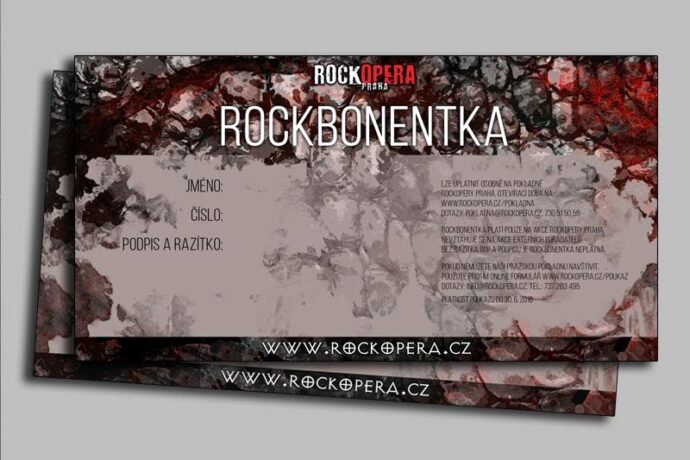 Předplatné 2017 do RockOpery Praha