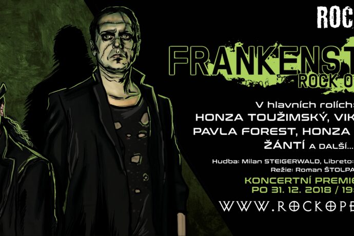 Silvestr v RockOpeře Praha – letos v koncertní premiéře rocková opera Frankenstein, kde nesmíte chybět