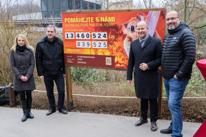 Sbírka Zoo Praha se blíží hranici milionu australských dolarů, první statisíce již odešly do Austrálie