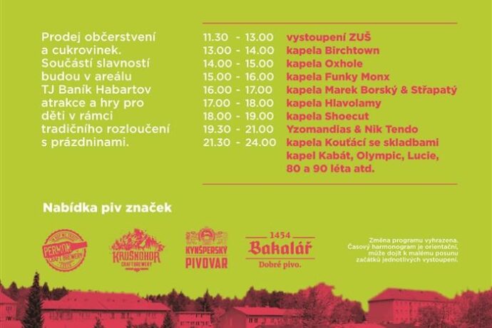 Habartovské slavnosti 2021
