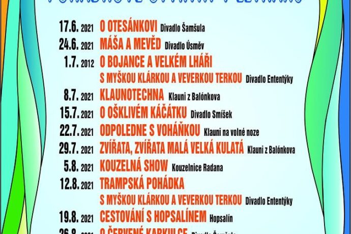 Pohádkové čtvrtky v letňáku Orlová