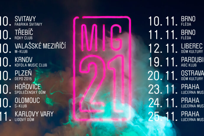 Mig 21 vydávají nové studiové album Džus noci a v říjnu vyrazí na turné