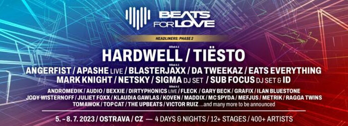 Beats for Love odhaluje další megastar – do Ostravy míří i Hardwell!