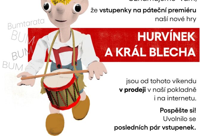 Divadlo Spejbla a Hurvínka uvádí premiéru nové hry Hurvínek a král Blecha