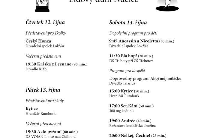 Nučický Kahan – divadelní přehlídka