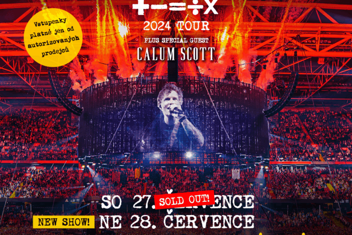 Ed Sheeran v Hradci Králové hlásí vyprodáno! Pořadatelé díky velkému zájmu přidávají druhý samostatný koncert