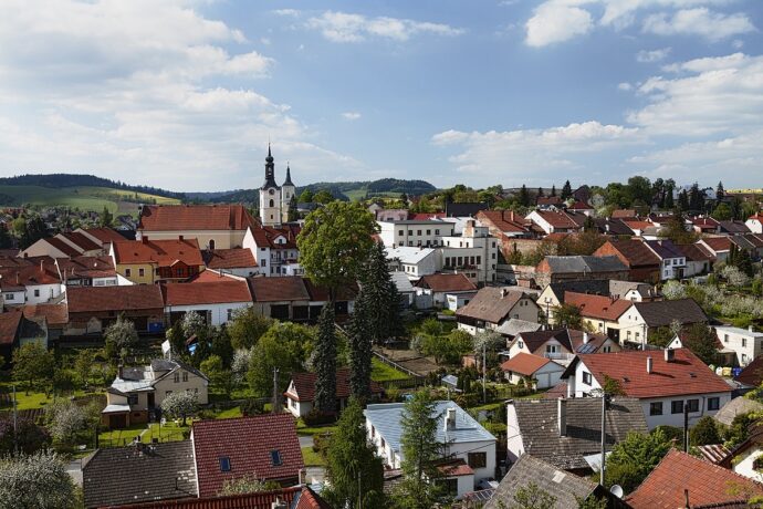 Město Olešnice na Moravě. Za modrotiskem i do Muzea strašidel