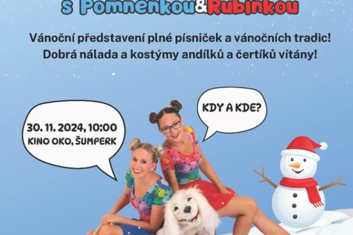 Vánoční představení s Pomněnkou a Rubínkou
