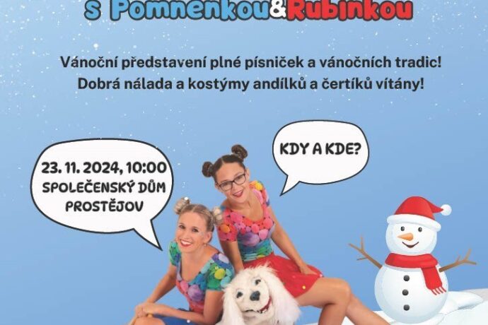 Vánoční představení s Pomněnkou a Rubínkou