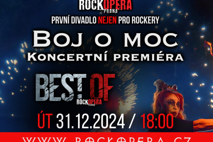 Boj o moc při ohňostrojích. RockOpera zakončí sezónu na silvestra