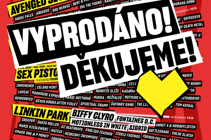 Vyprodaný Rock for People startuje již ve středu, na rekordním 30. ročníku přivítá 50 tisíc návštěvníků