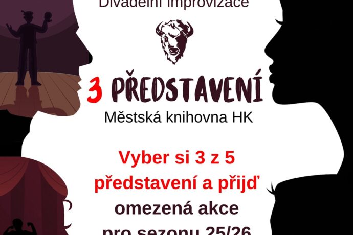 B.I.Z.O.N.I. – Improvizované divadelní představení v knihovně Hradec Králové