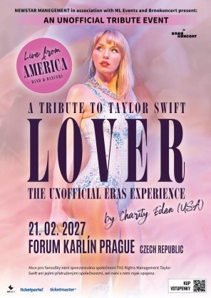 Taylor Swift Tribute – LOVER by Charity Eden (USA) – Forum Karlín