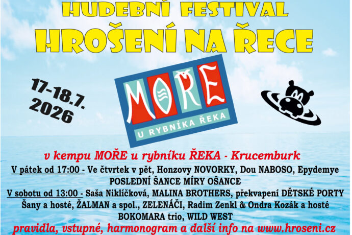 Dvoudenní folkový festival HROŠENÍ NA ŘECE 2026