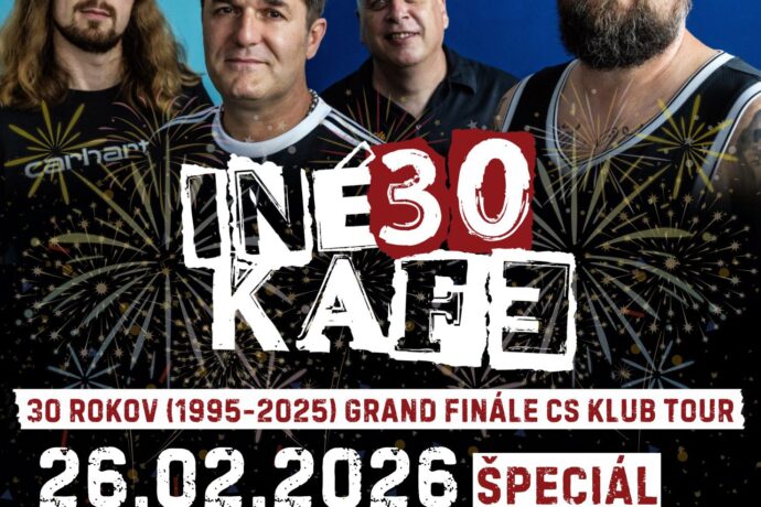 INEKAFE hlásí všude vyprodané sály a na závěr svého turné míří do Prahy. 30 let INEKAFE grand finále se uskuteční v Paláci Akropolis