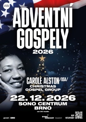 Adventní gospely 2026: Carole Alston & Christmas Gospel – Brno