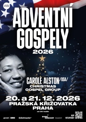 Adventní gospely 2026: Carole Alston & Christmas Gospel – Praha