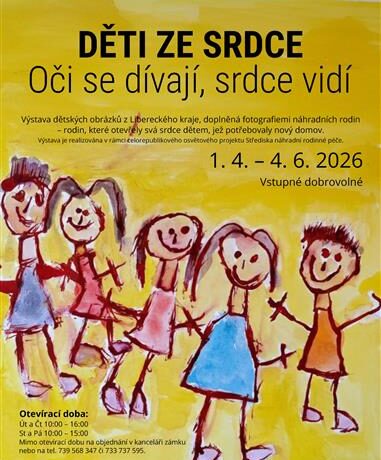 Děti ze srdce – oči se dívají, srdce vidí – Zámecká galerie