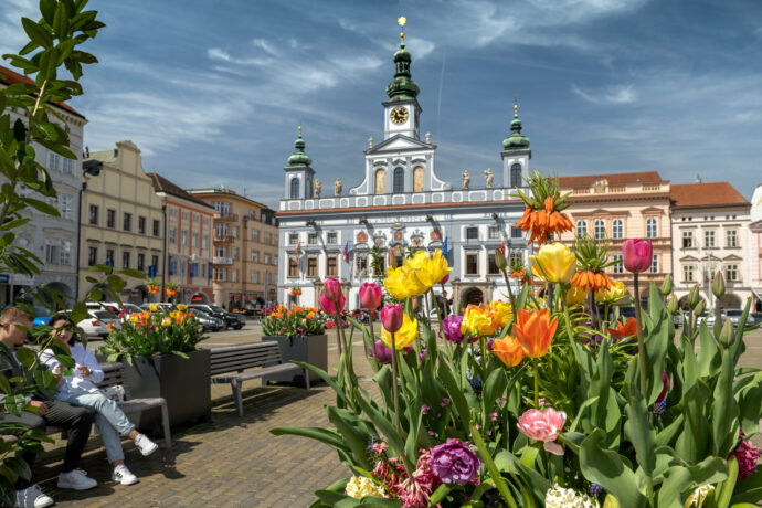 Léto ve městě České Budějovice