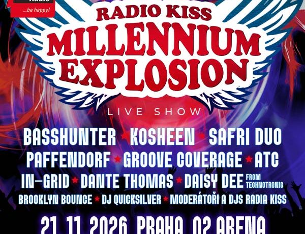 Radio Kiss Millennium Explosion roztančí O2 arenu