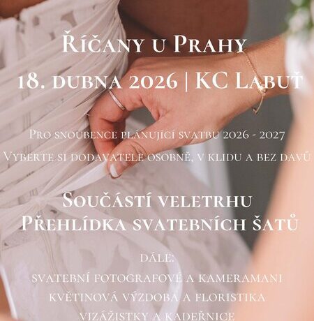Svatební veletrh – Svatba v klidu v KC Labuť Říčany